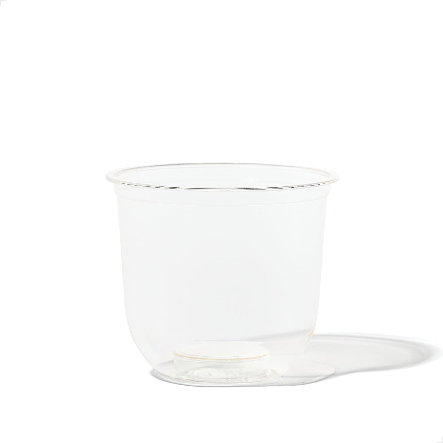 TOSSWARE NATURAL Arc - Plant Based Clear Cold Cups 12 oz - Plastic Alternative for Parties