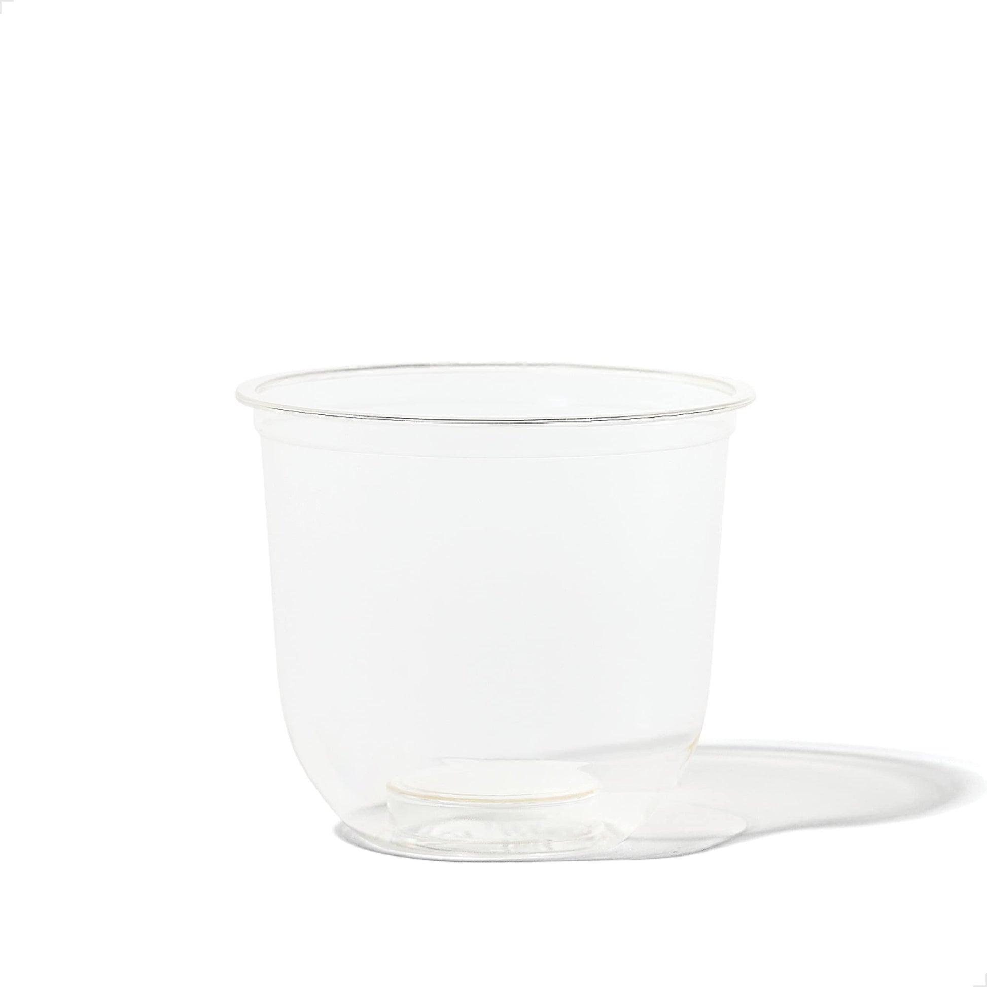 TOSSWARE NATURAL Arc - Plant Based Clear Cold Cups 12 oz - Plastic Alternative for Parties