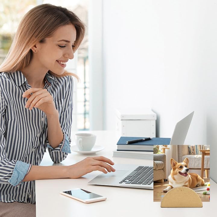 40 PCS Gold and White Table Number Stands, Wooden Table Number Holders, Place Card Holders, Half-Round Tables Numbers Stand for Wedding Party Office Tag Restaurant