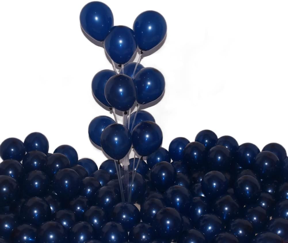 400 Pack 5 Inch Navy Blue Latex Balloons Helium Balloons Party Balloons Decorations Supplies