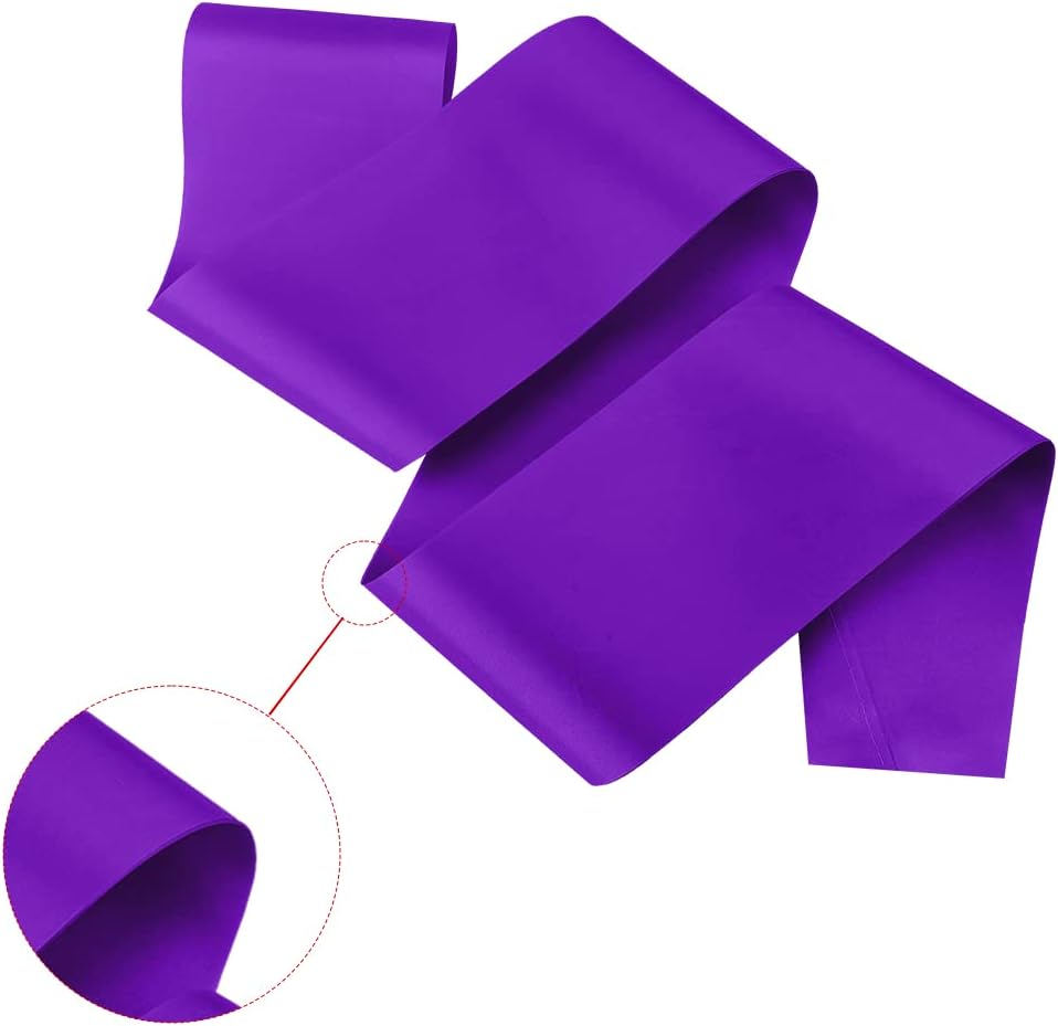 16 Pcs Satin Sash - Purple Sash for Bride, Pageants, Graduation, Hen Party, Homecoming - Plain, DIY Custom Sashes