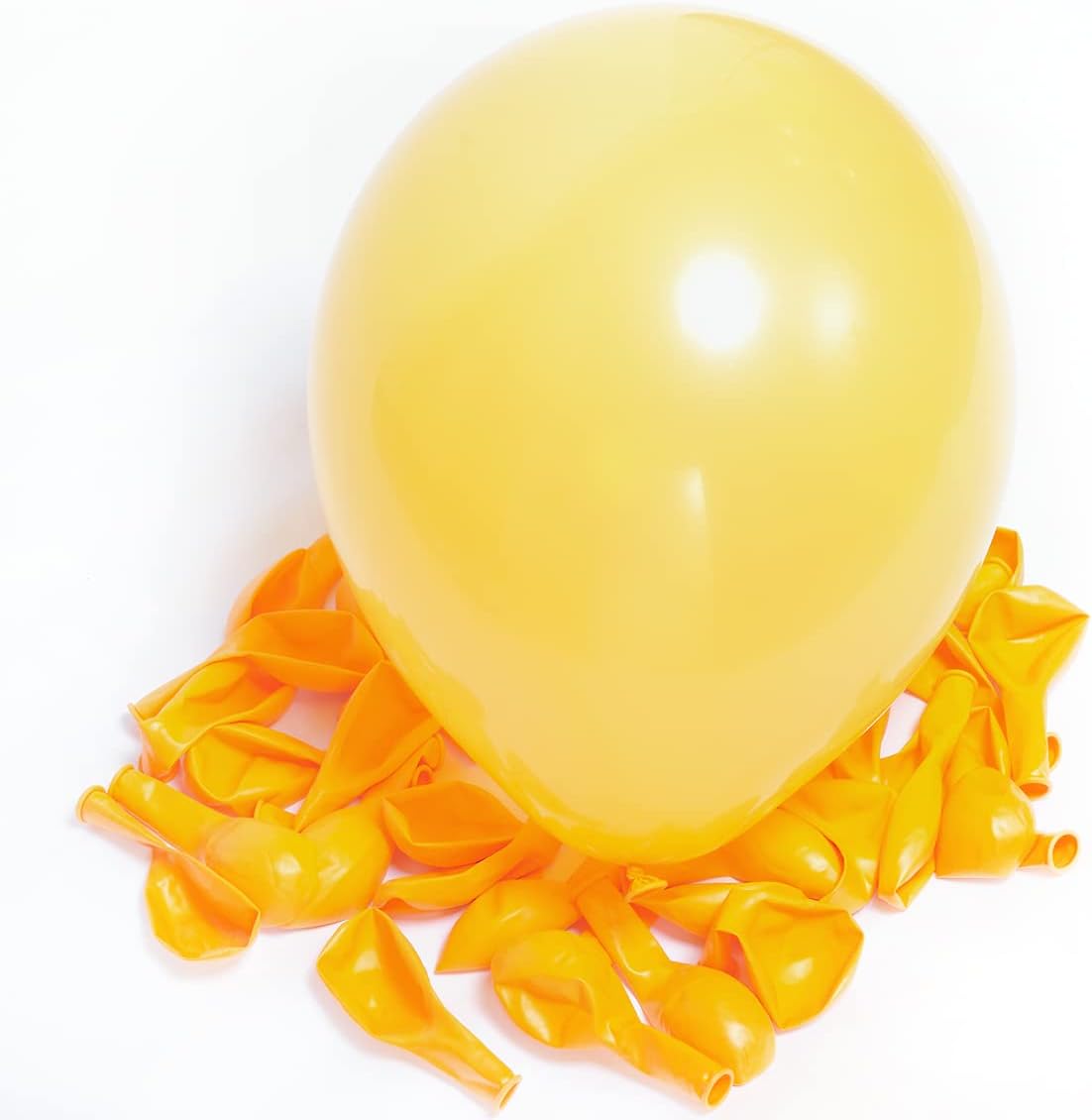 300 Pack Lemon Yellow Balloons 12 inch Mustard Yellow Latex Party Balloon Bulk for Various Party Events Decorations
