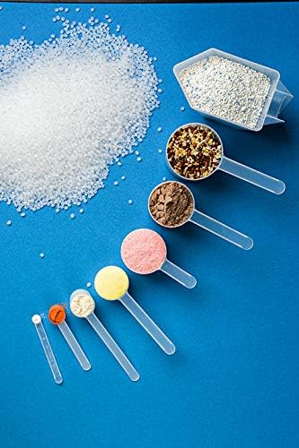 53 mL (1.8 Oz. | 3.58 Tablespoon) Long Handle Scoop for Measuring Coffee, Pet Food, Grains, Protein, Spices and Other Dry Goods (Pack of 5)