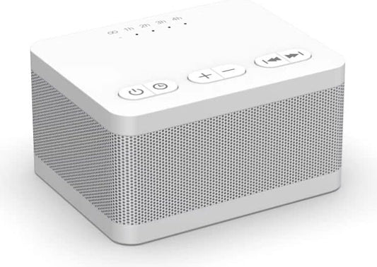 Sound Machine White Noise Machine with 30 Soothing Sounds 36 Levels Volume 5 Timers and Memory Function Effectively Blocks Noise Ideal Sleep Machine for Baby Kids Adults… (White)