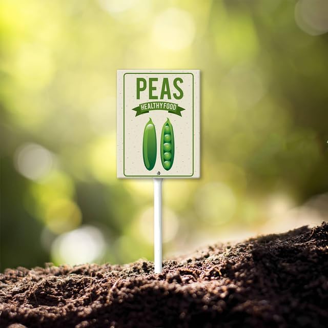 Eveokoki Aluminum Seed & Plant Labels - Plant Markes for Seedlings-Plant Tags for Pots - Garden Signs for Vegetable - Durable Markers for Plants Outdoor Waterproof - Garden Decor for Farmhouse