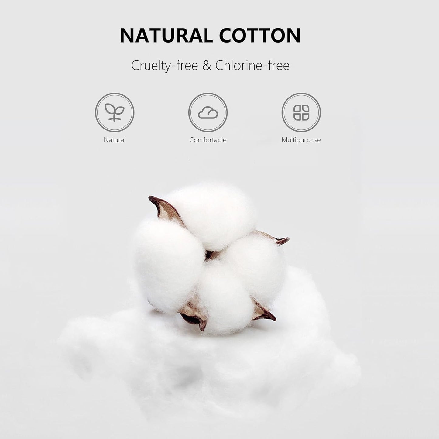 3600pcs Precision Tip Cotton Swabs for Makeup, Bamboo Sticks and Double Pointed