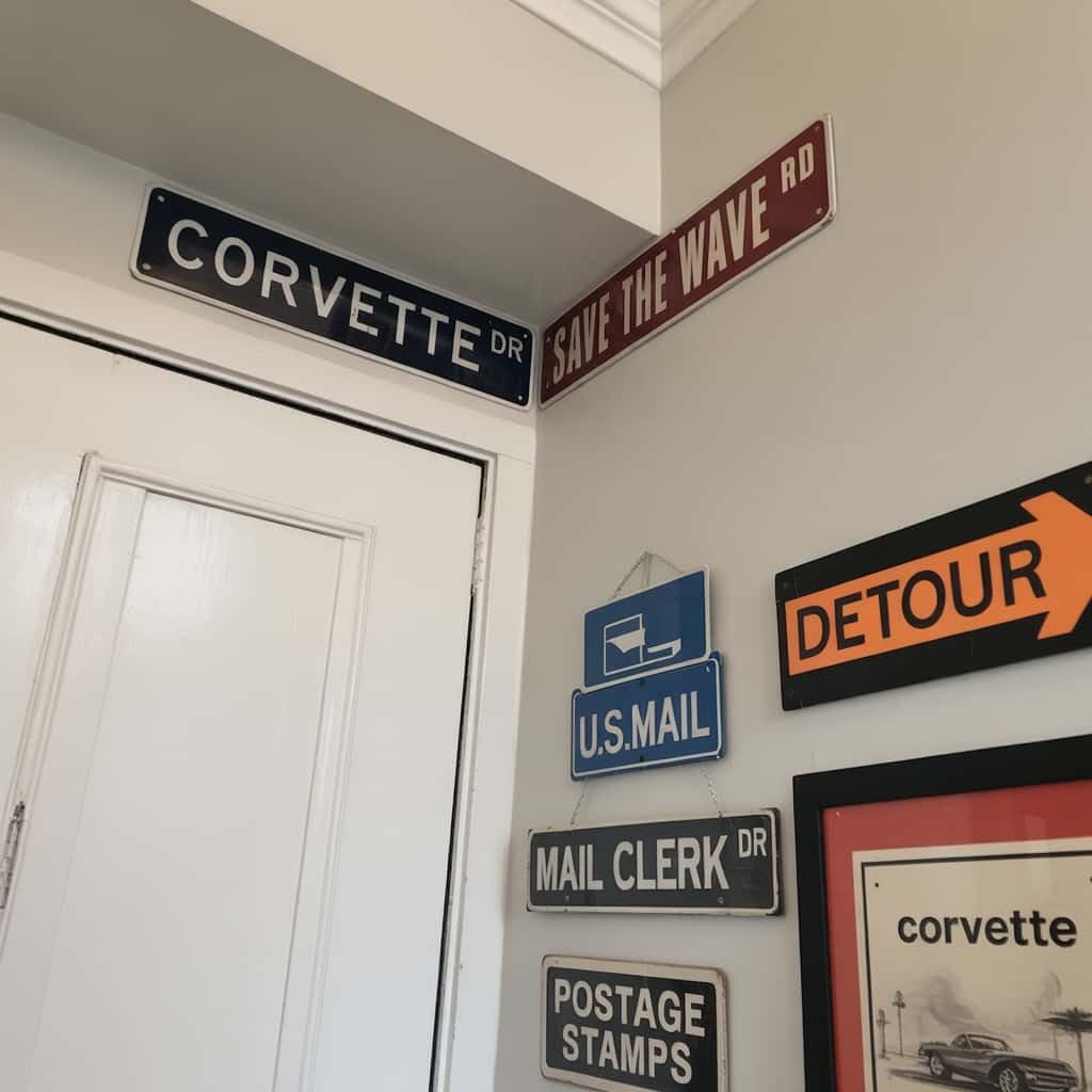 Custom Street Signs Metal, Personalized Road Reflective Signs with Your Text, Logo, 6x24 Inches, Single/Double Sided, Fade Resistant .040 Aluminum