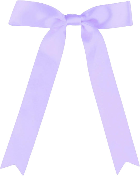 30 Pcs Lavenda Purple Satin Bows 6 X 10 Inch Premade Bows with Twist Tie for Wedding Florist Decor, Cake Pops,Christmas Tree & Gift Wrapping(Lavenda Purple)