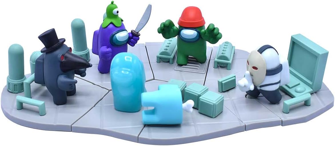 Just Toys LLC Among US 4″ Craftable Buildable Action Figure – Blind‑Bag Collectible (1‑in‑24 Glow‑in‑The‑Dark Rare)