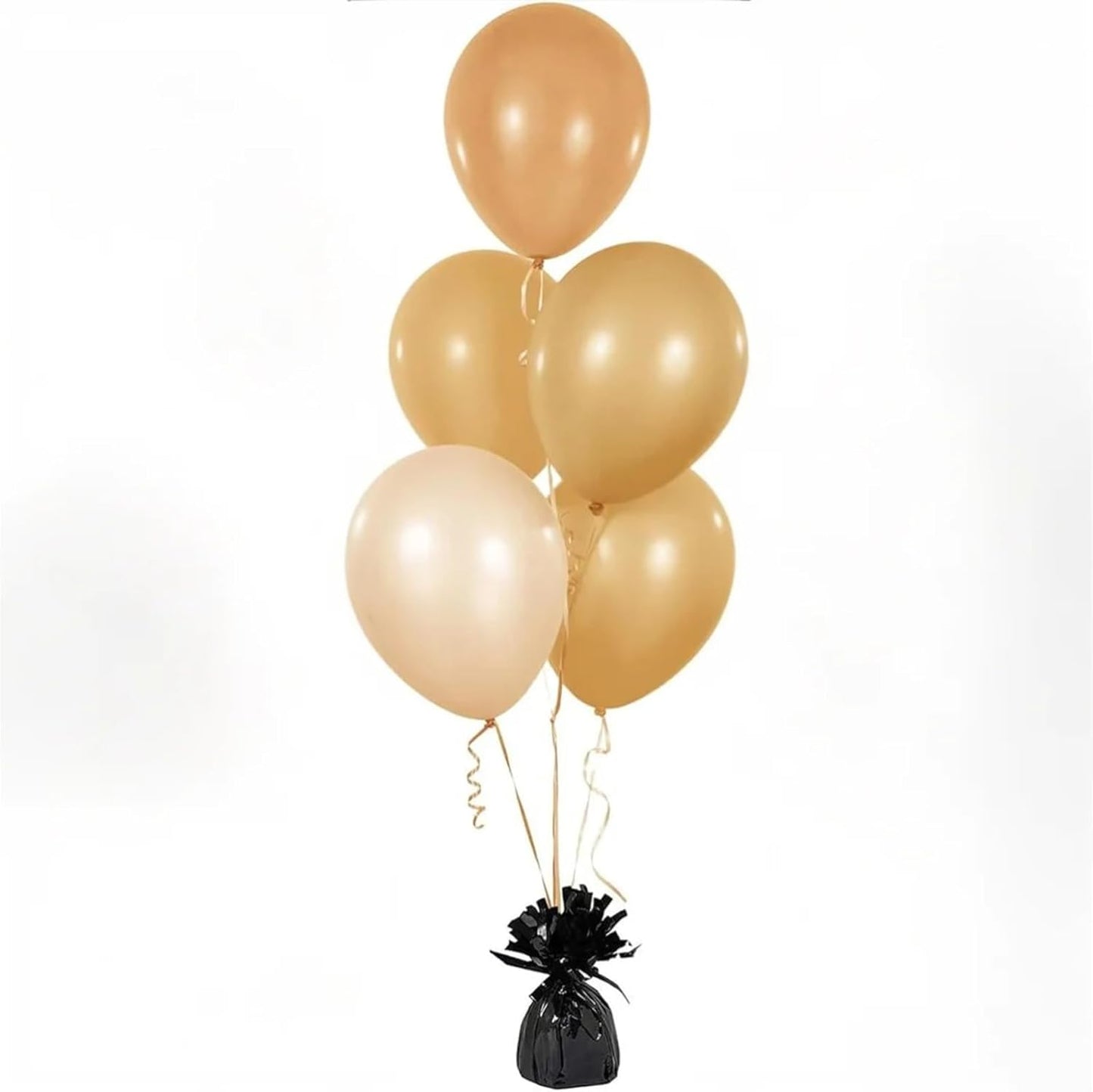 Balloon Weights for Helium Balloons Heavy Black Metallic Anchor Balloon Holders 4.8oz DIY Table Weights for Birthday Wedding Party Decorations Pack of 12