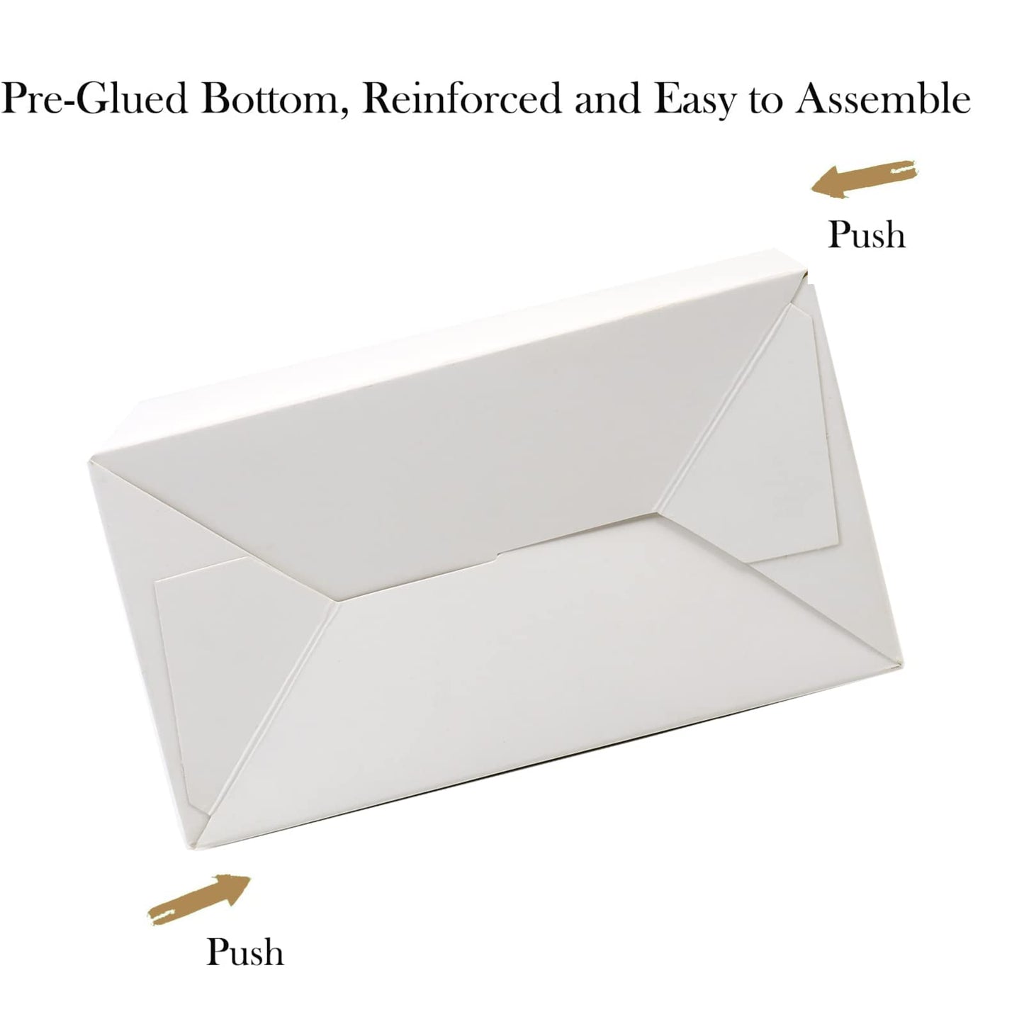 Oletx 30Pcs White Party Favor Treat Boxes Goodie Paper Gift Box