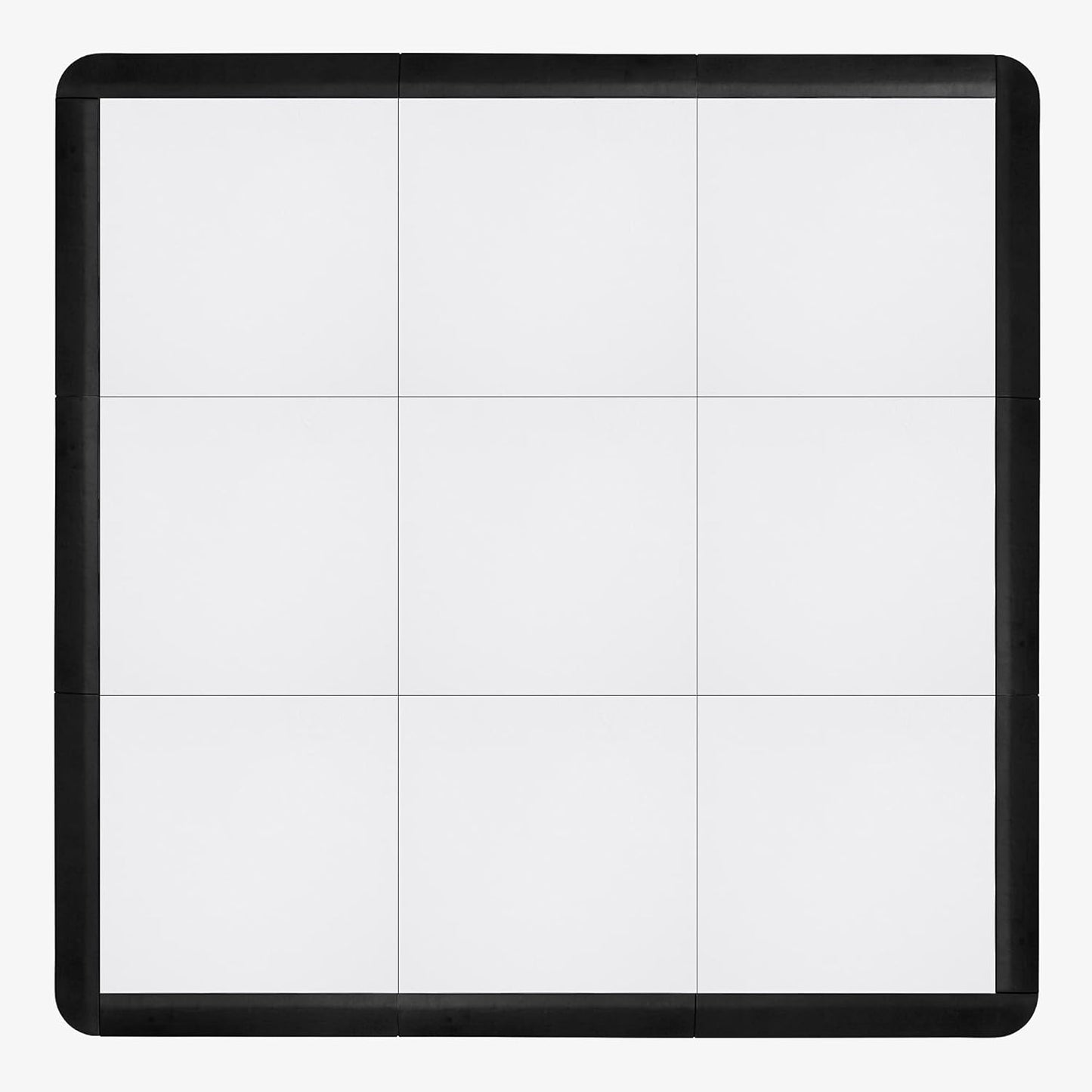 IncStores 3/8" Thick Snap Together Dance Flooring Tiles | 12”x12” Printed Vinyl Dance Floor Tiles for Practice & Performance | White | 9 Tile Pack