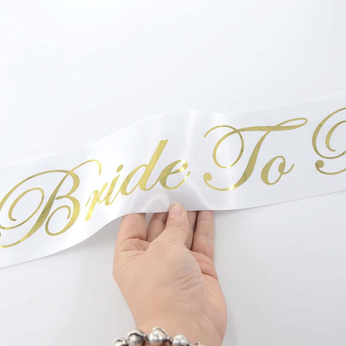 Bachelorette Party Sash Set- Bride and Groom Sash for Wedding Bridal Shower Party Decorations