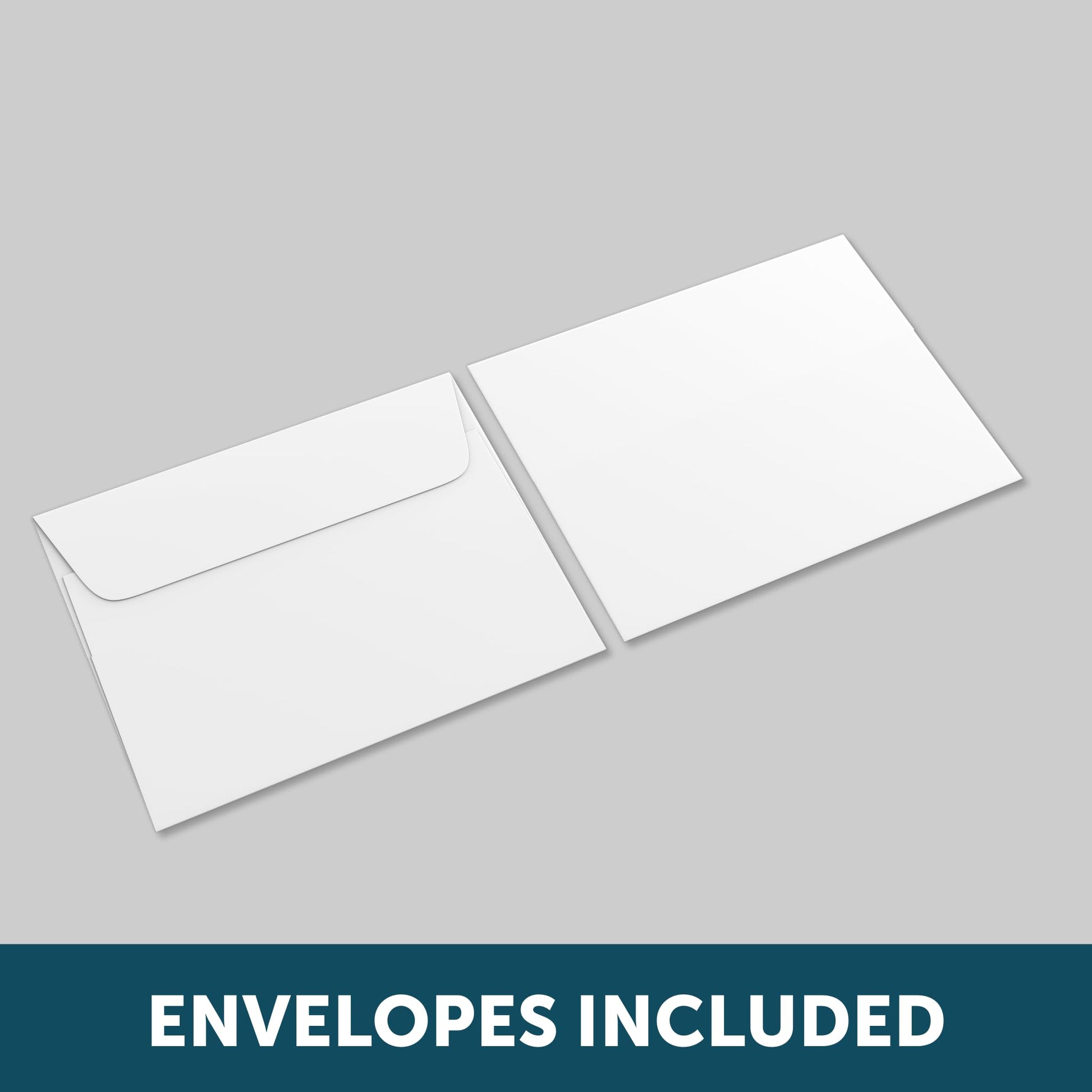 Custom Invitations - 15 to 200 Cards with Envelopes - 5" x 7" - 18pt Cardstock - Personalized