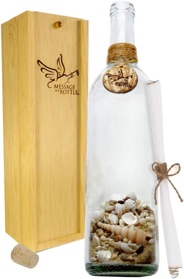 MESSAGE IN A BOTTLE ® "STRANDED Personalized Gift for Him