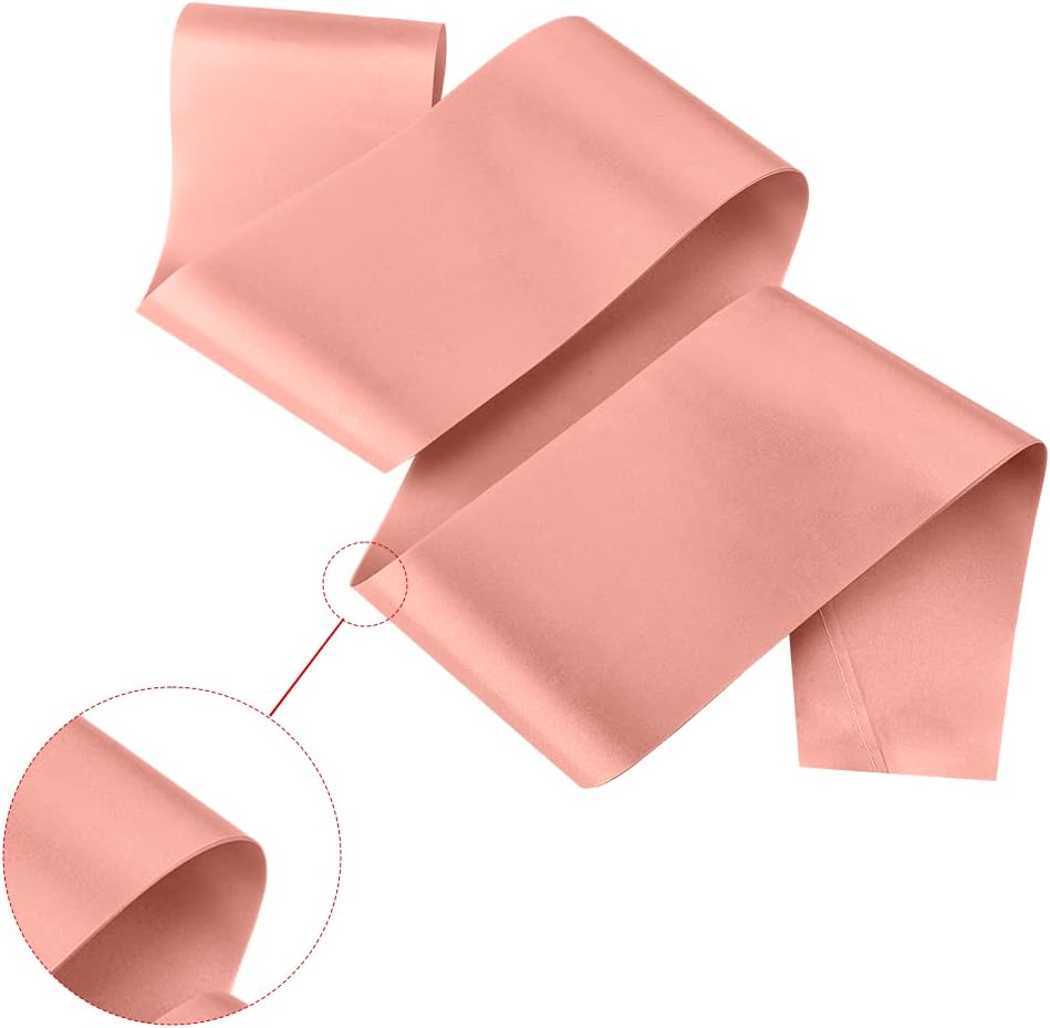 16 Pcs Sash Blank Satin Sash Rose Gold Sash Party, Bride To Be Sash, Plain Sash, Diy Sash Sashes For Pageants, Birthday, Party, Graduation, Hen Party, Homecoming, Custom Sashes, Make Your Own Sash