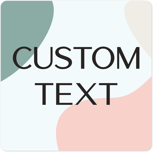 Custom Sign, Custom Street Sign, 11 Font Colors, 13 Font Styles, 4 Hole Options, 22 Sizes, 18x18 Inches, Rust Free DiBound, Fade Resistant, Made in USA by My Sign Center (Minimalist)