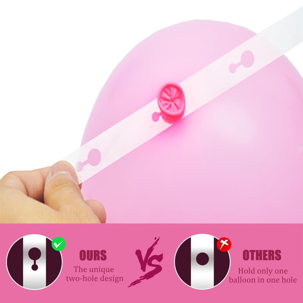 Balloon Arch Kit Balloon Garland Decorating Garland Strip, 3 Tape Strips and 3 Glue Point Dots for Party、Wedding、Birthday, Shower and DIY Decorations(Upgraded Version)