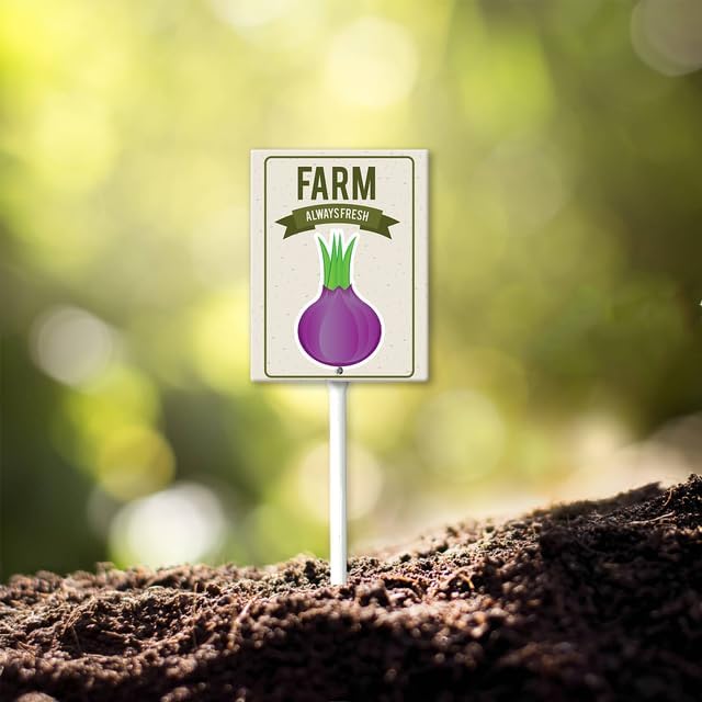 Eveokoki Aluminum Seed & Plant Labels - Plant Markes for Seedlings-Plant Tags for Pots - Garden Signs for Vegetable - Durable Markers for Plants Outdoor Waterproof - Garden Decor for Farmhouse