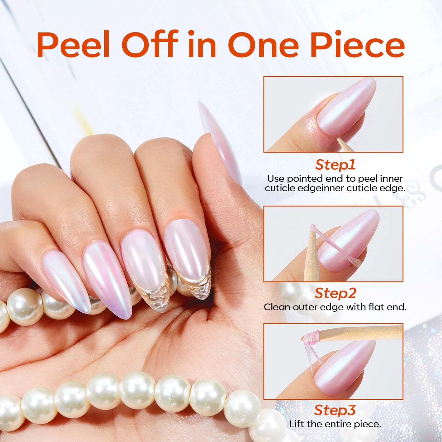 Liquid Latex for Nails 15ml, Peel Off Nail Polish Barrier, Fast Dry Cuticle Guard Skin Protector for Nail Art