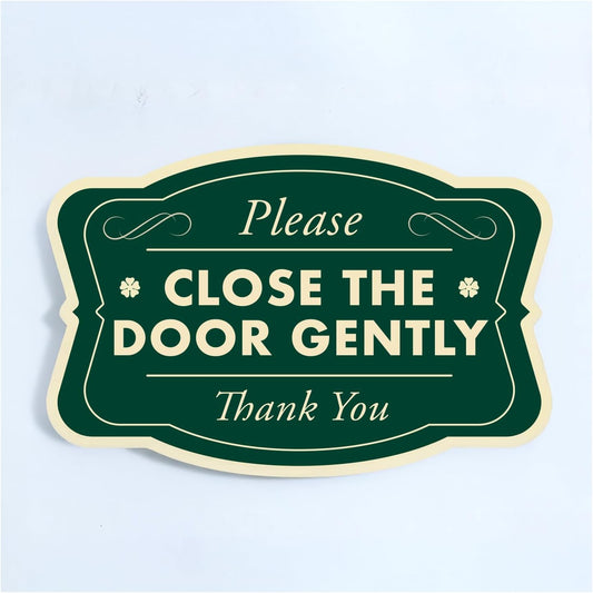 Personalized Aluminum Outdoor Metal Signs, Custom Green 14x10 Driveway Sign, Waterproof USA Made