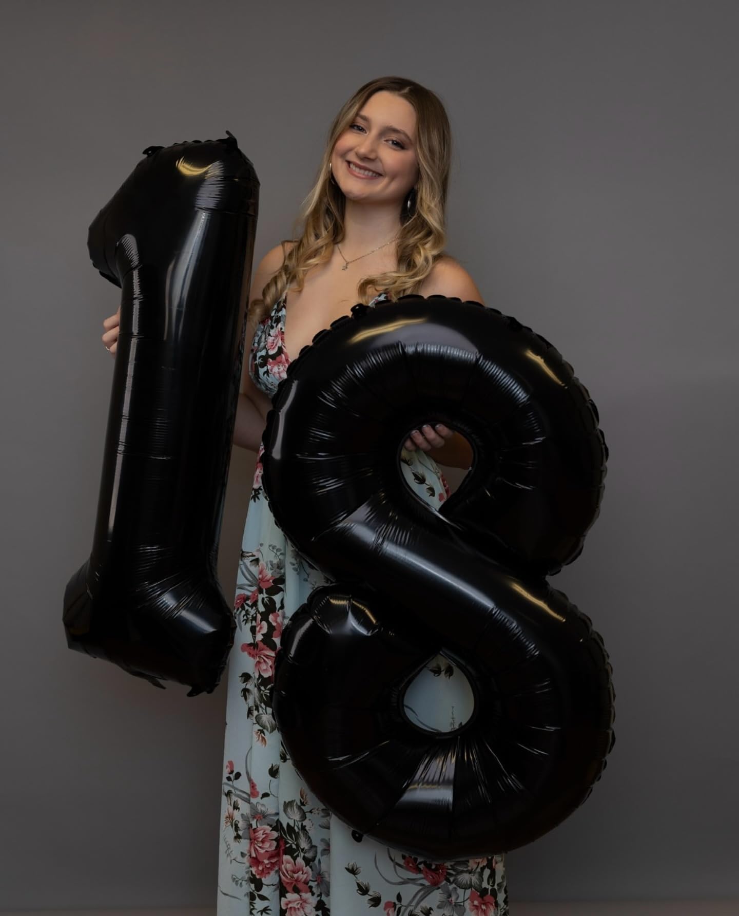 1 Balloon - Black Birthday Number Balloons, 40 Inch Decorations Men Women