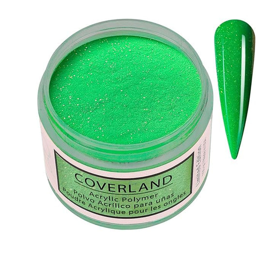 Tones Coverland Acrylic Nail Powder "Green Apple" - Limited Edition Acrylic Powder for Nail Design, Sculpting, and Masking Nail Bed Imperfections - Professional Acrylic Nail Supplies - (1.5 Oz)