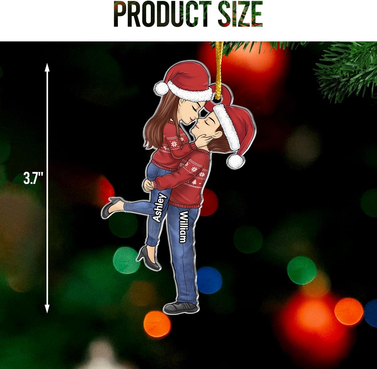 Pawfect House You are The Only Person, Couple Gifts for Husband Wife Boyfriend Girlfriend, Personalized Wooden Christmas Ornaments, Christmas Tree Decorations, Housewarming Gifts Ideas