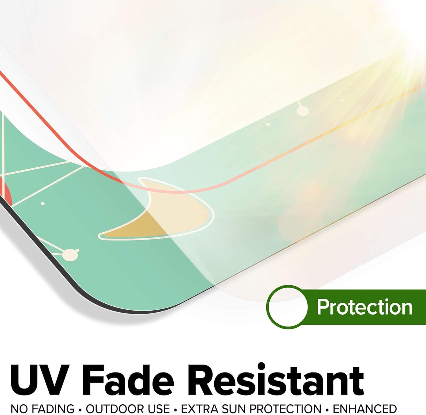 Custom Sign, Custom Street Sign, 11 Font Colors, 13 Font Styles, 4 Hole Options, 22 Sizes, 24x30 Inches, Rust Free DiBound, Fade Resistant, Made in USA by My Sign Center (Mid-Century Modern 2)