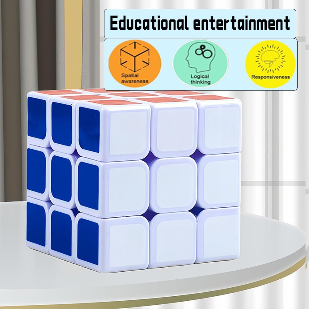 24 Pack Mini Cube Puzzle Party Favors for Kids, 1.18in 3x3 Magic Cube School Rewards & Classroom Prize for Students, Birthday Party Favors Easter Christmas Stocking Stuffers Gifts for Kids