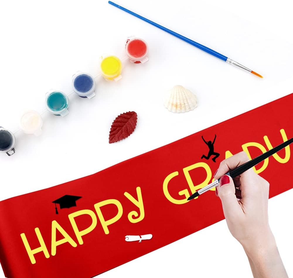 16 Pcs Sash Blank Satin Red Sash - DIY Bride To Be Sashes for Pageants, Graduation, Hen Party, Wedding, Homecoming