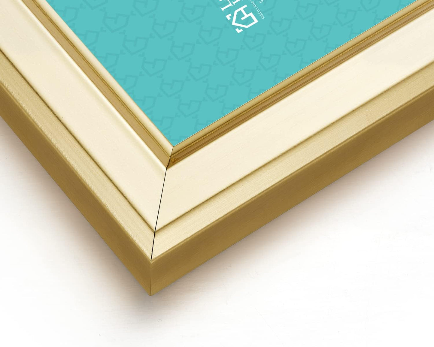 LaVie Home 4x4 Picture Frames (12 Pack, Gold) Simple Designed Photo Frame with High Definition Glass for Wall Mount & Table Top Display, Set of 12 Classic Collection