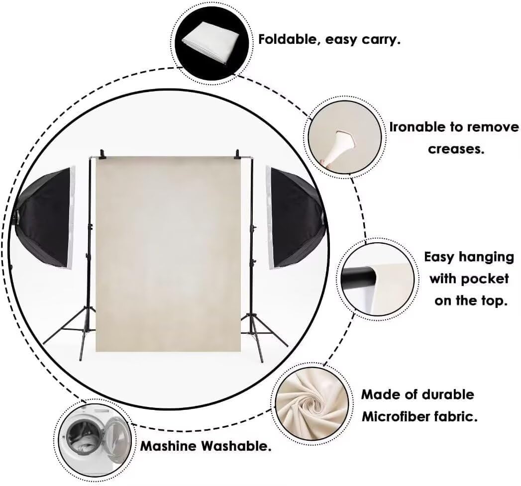 Kate Backdrop 1.5x2.2m/5x7ft Studio Classic Textured Dark Blue Figure Photography Shooting Backdrop Props Character Photography Background for Portraits