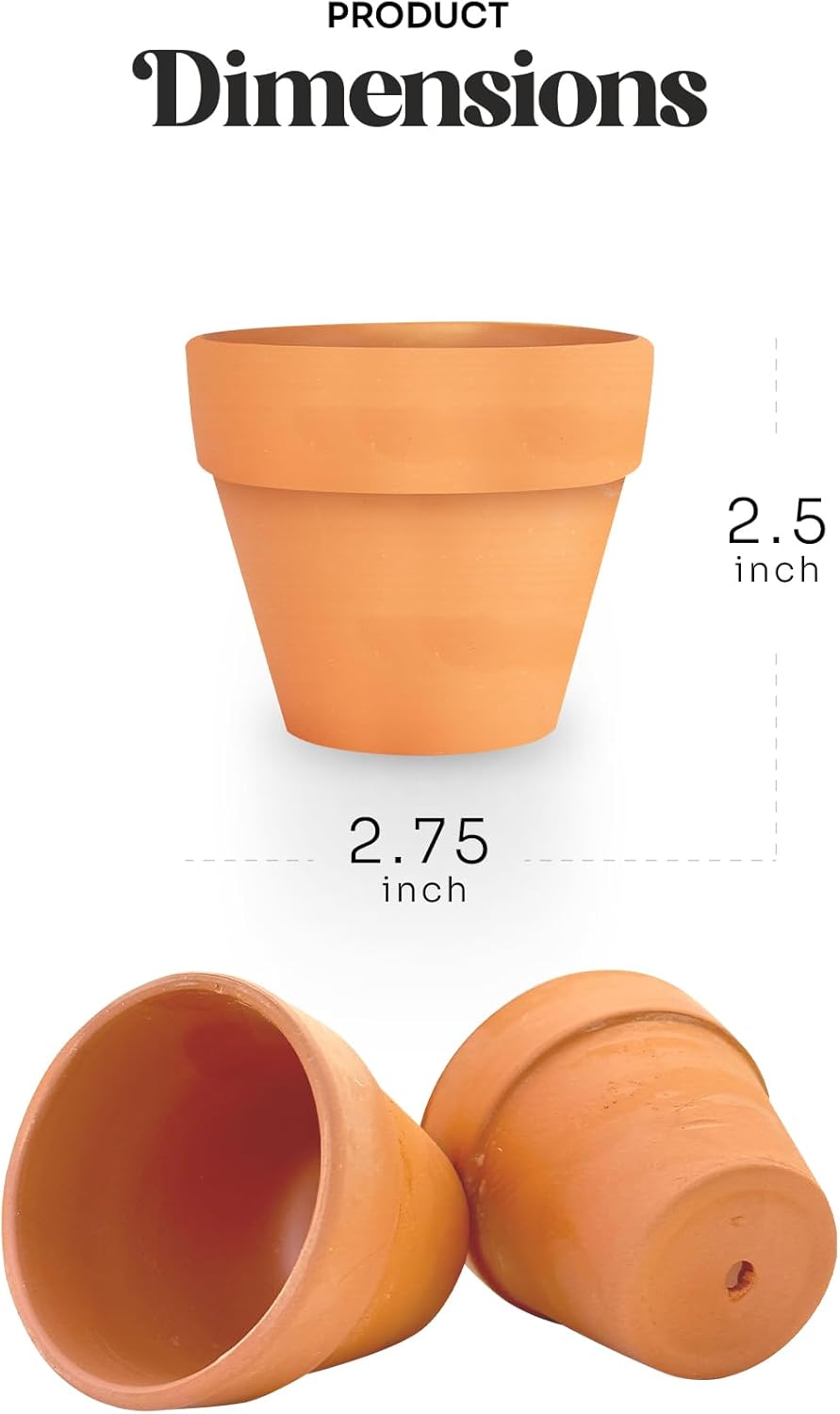 Set of 6 Seed Paper – 6 Pink Onesie & 6 Orange Pots with Stickers for Baby Shower, Gender Reveal, Birthday, Mother's Day & Other Milestone Celebrations