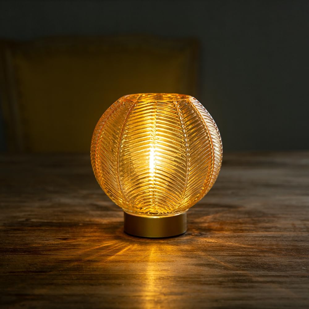 Battery Operated Lamp with Timer, Table Lamp Small Cordless Lamp Battery Powered, Decorative Table Lamps for Living Room Bedside Kitchen Bath Room-Gold