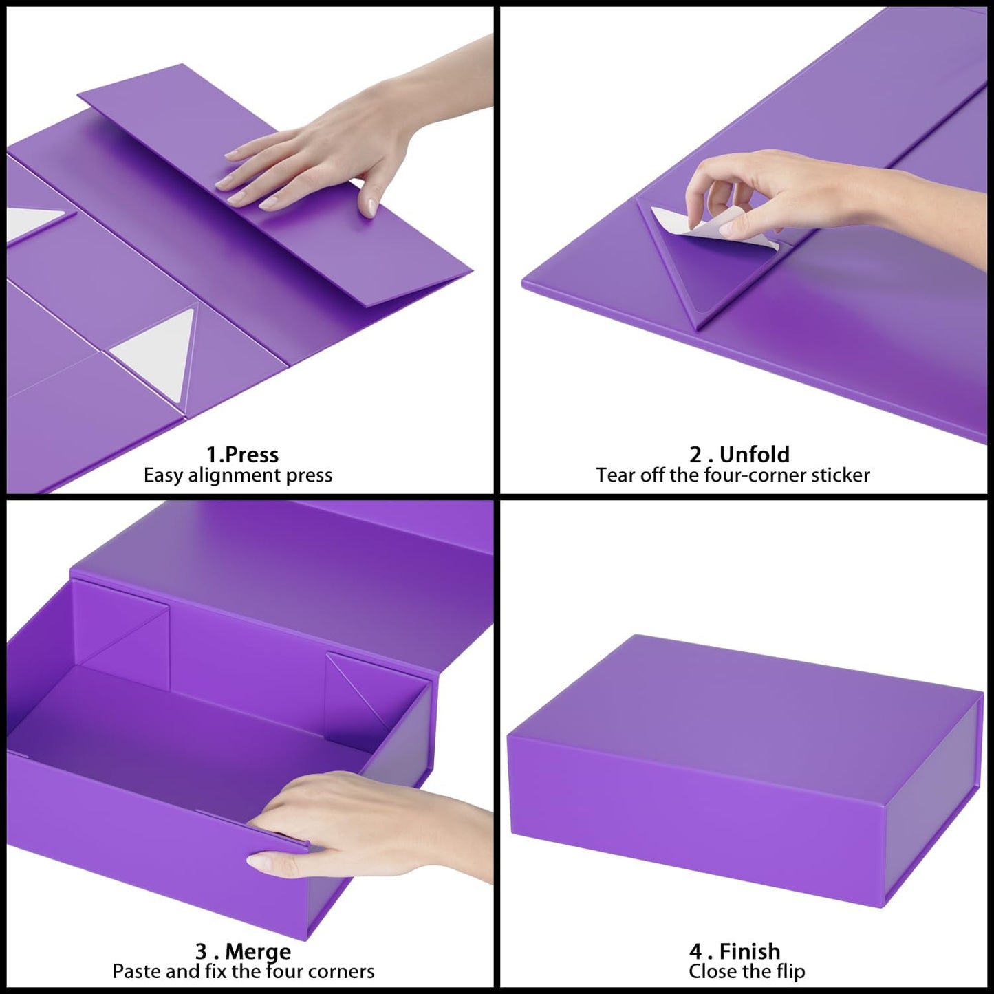 Gift Boxes 11.9" x 8.5" x 3.3" with Magnetic Closure Lid Boex for Presents,Bridesmaid Gifts Box,Cute Box,Birthday Boxs,Luxury for Gift Packaging, Magnetic Gifts Boxe for Wrapping