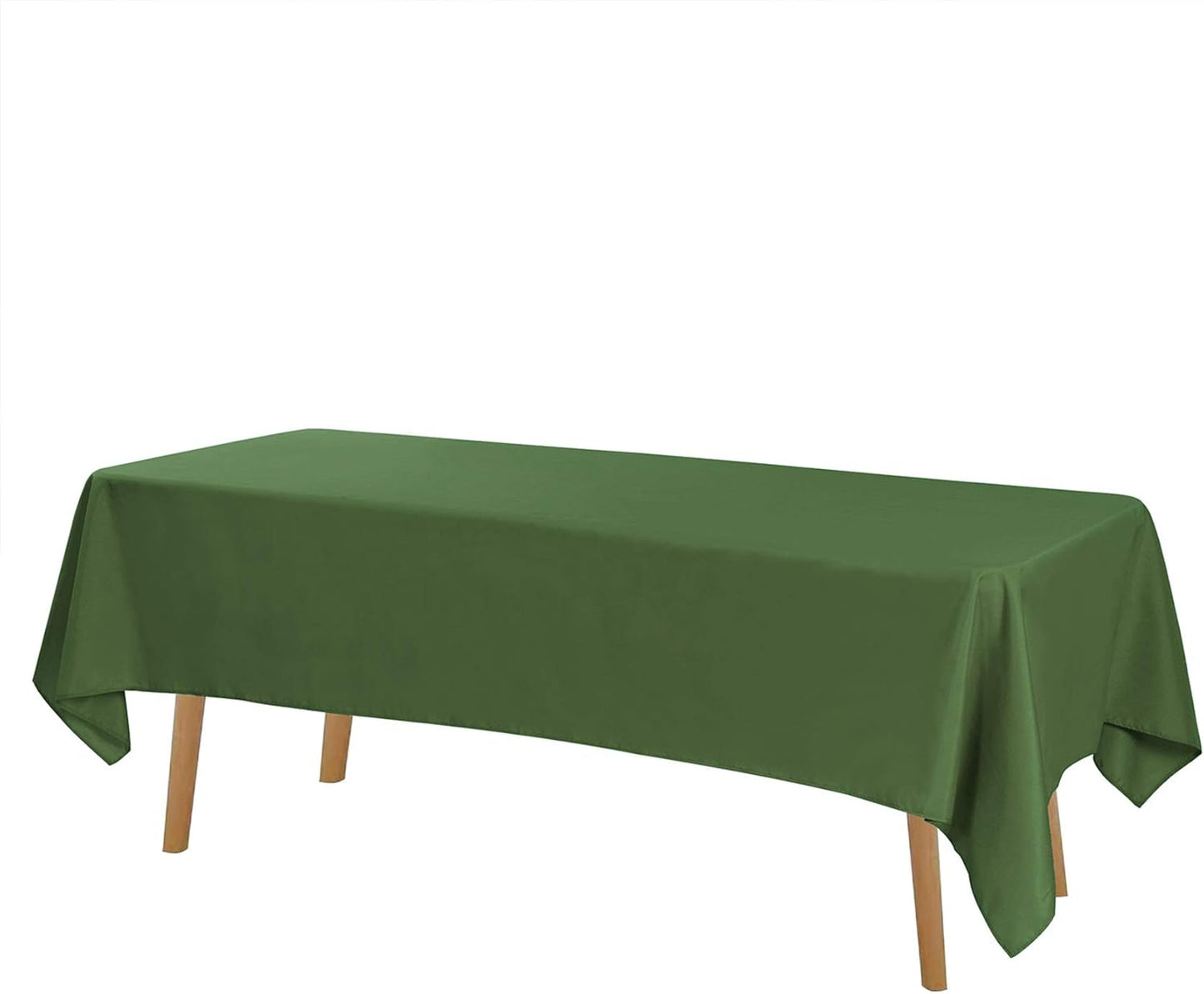 Rectangle Tablecloth 60x102 inch Washable Polyester Fabric Table Cloth for Wedding Party Dining Banquet Decoration（60x102, Willow）