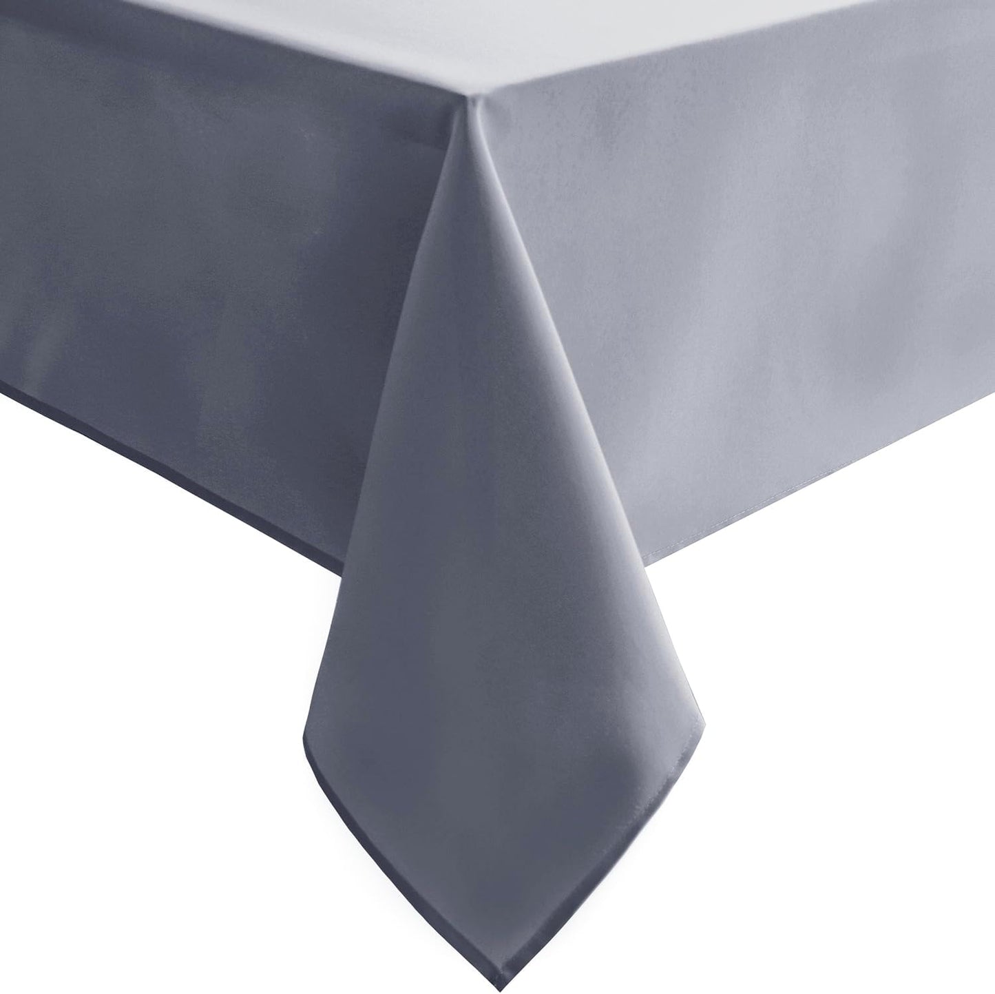 Hiasan Light Gray Rectangle Tablecloth - Waterproof Spillproof and Wrinkle Resistant Washable Polyester Table Cloth for Dining Party, 54 x 120 inch