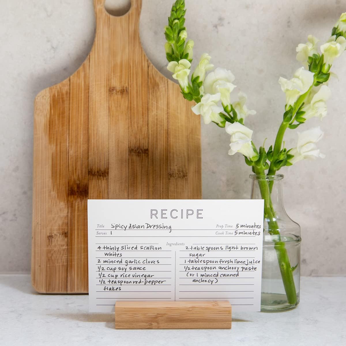 Jot & Mark Recipe Cards 5x7 Inches Blank Double Sided, 50 Count (Modern Minimal) - Menu Cards