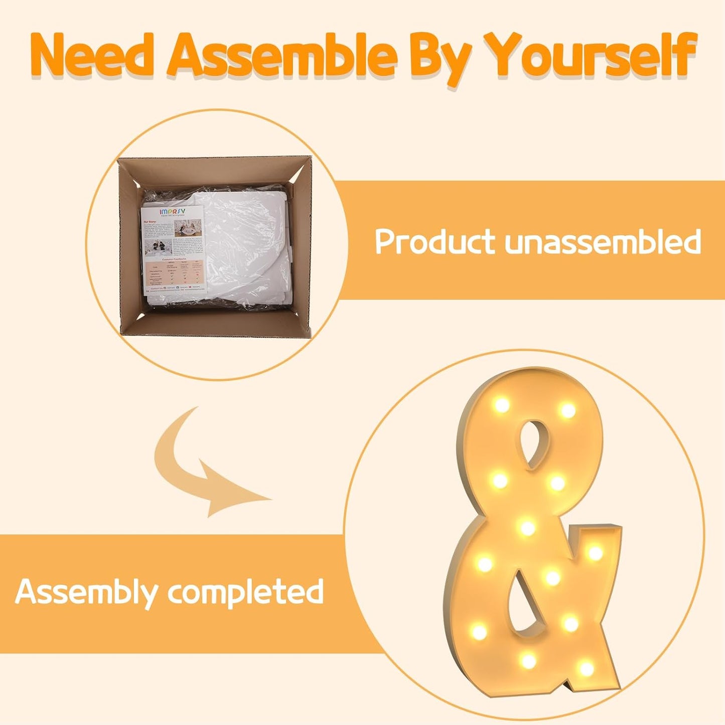 Marquee Letters 4 Feet Tall Large Light Up Letters & Wedding Mr and Mrs Sign Marry Me Engagement Party Decor Yellow Light Birthday Decorations Balloon Arch Kit Foam Sign &