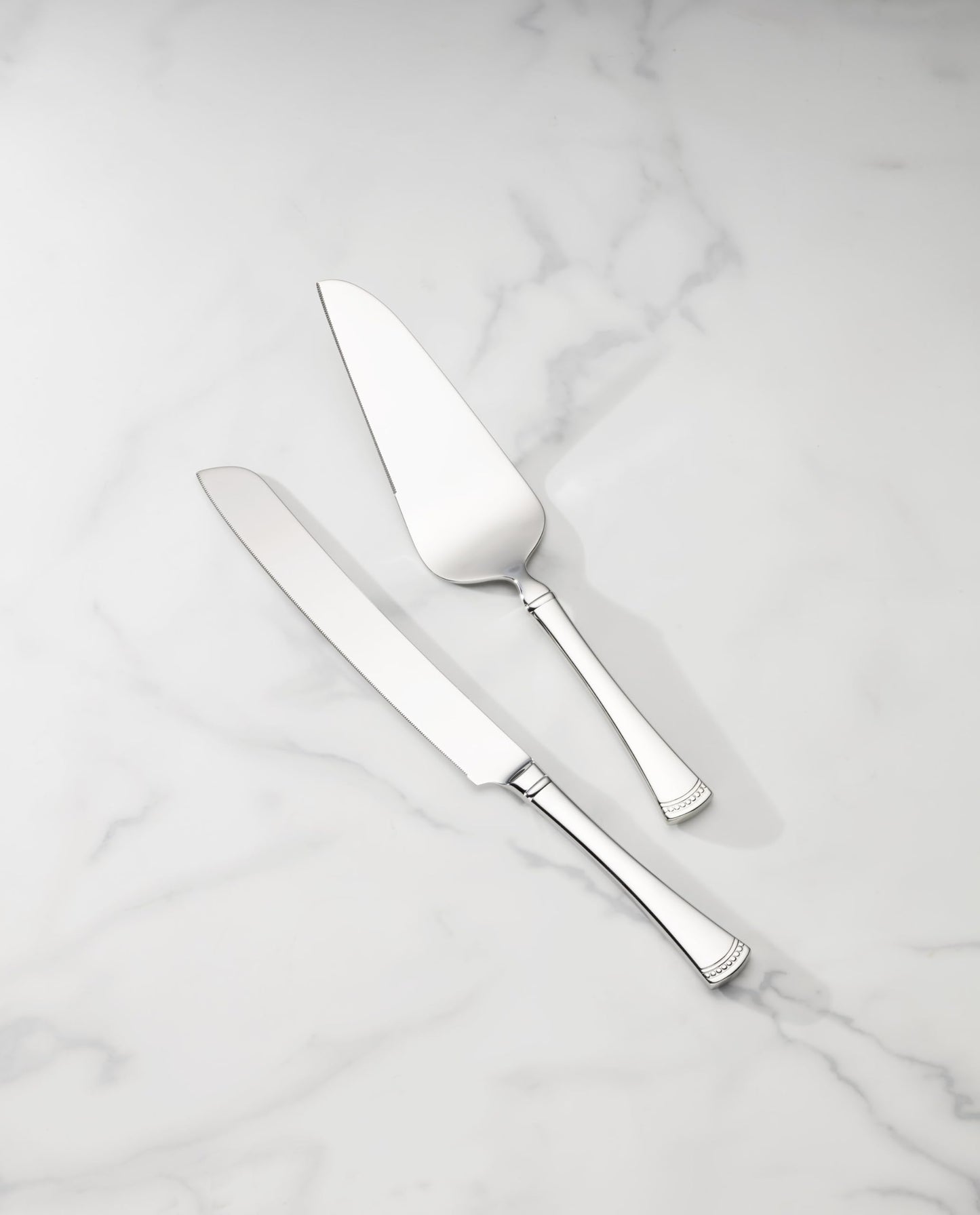 Lenox Portola Silverware Cake Knife & Server Dessert Set, 2-Piece, Flatware