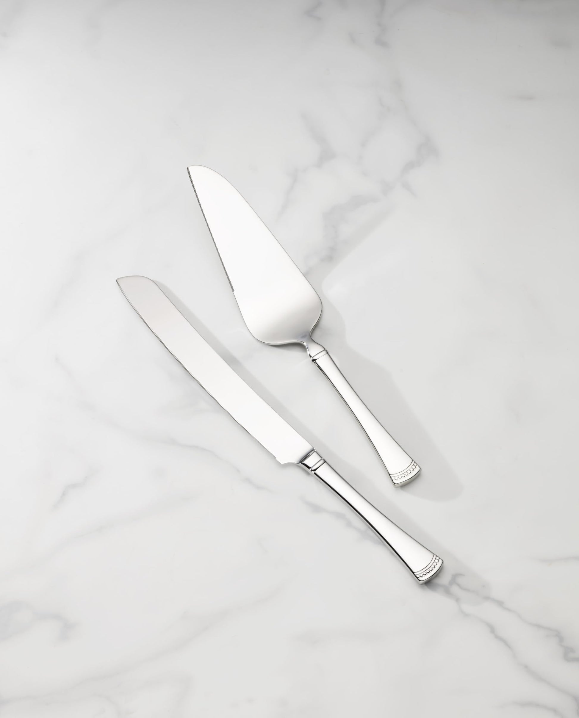 Lenox Portola Silverware Cake Knife & Server Dessert Set, 2-Piece, Flatware