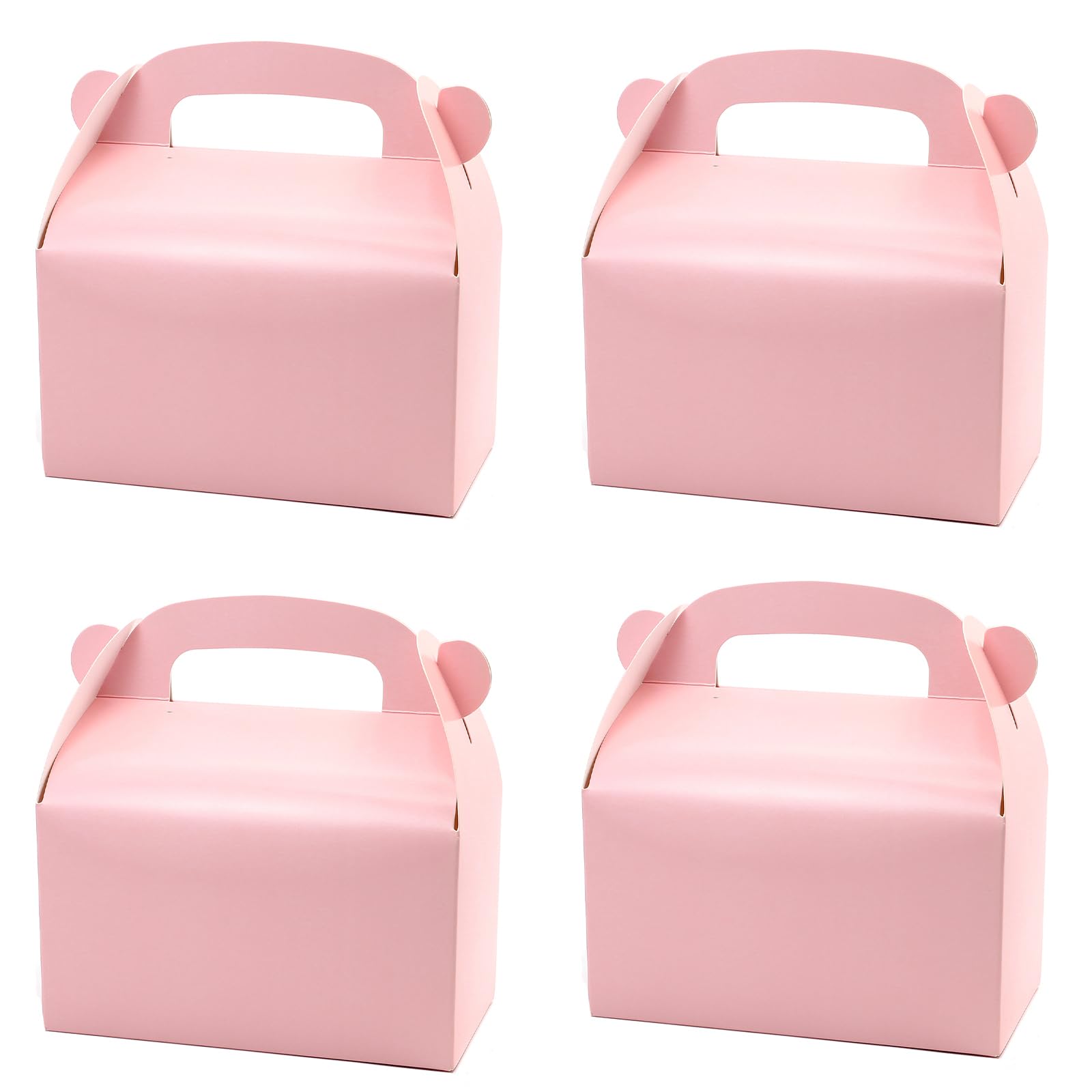 Oletx 30Pcs Pink Party Favor Treat Boxes Goodie Gable Paper Gift Box
