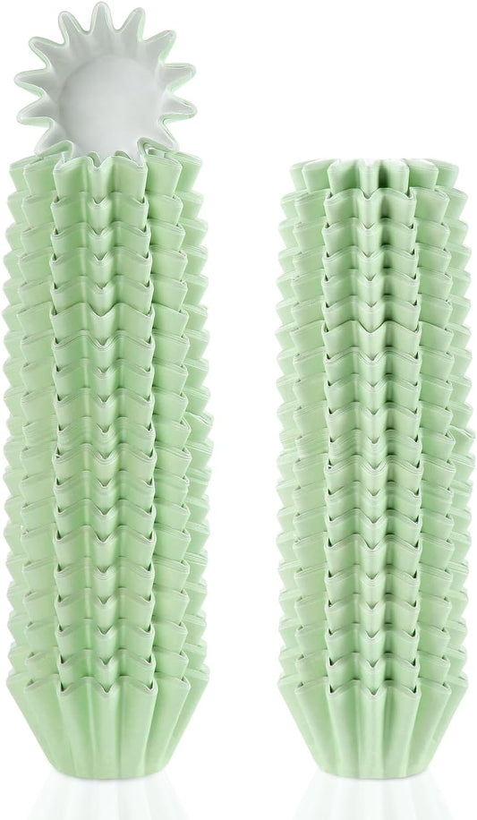 Quera 200Pcs Sage Green Grease-Resistant Mini Cupcake Liners Wedding Muffin Baking Cups Baby Shower Cupcake Wrappers for Wedding Birthday Holiday Party or Baby Shower(1.18 x 1.18 in)