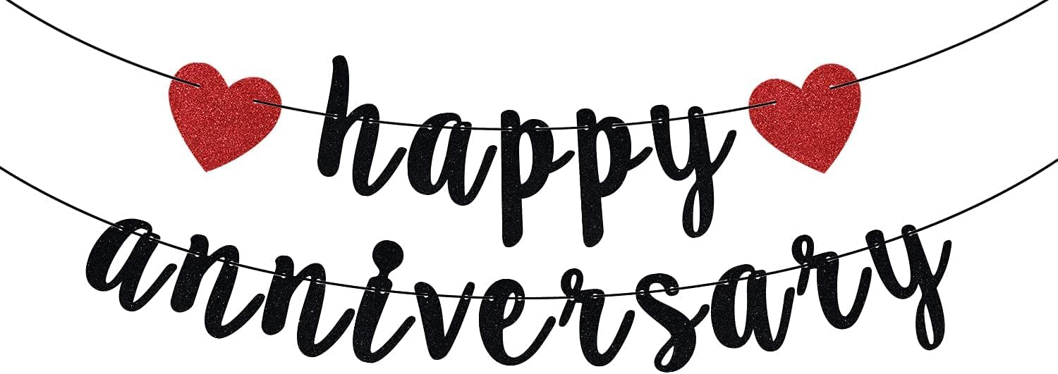 Happy Anniversary Banner, Anniversary Party Decorations, We Still Do, Happy Wedding Day Party