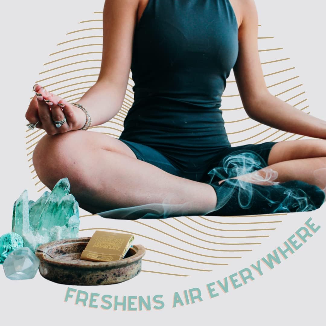 Box of 50 Incense Matches: Variety Pack - Eliminates Bathroom Odors While Adding Fragrance - 30 Strikes per Matchbook, 1,500 Strikes per Purchase