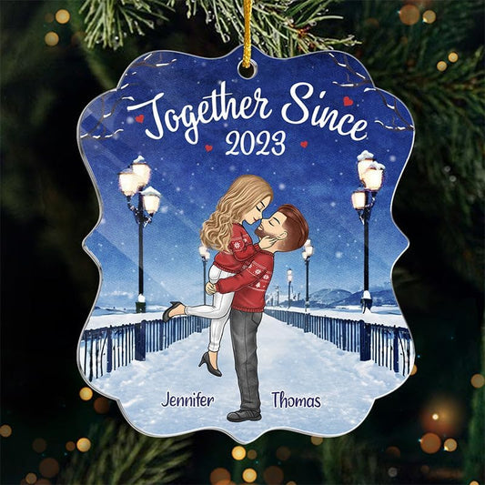 Pawfect House Acrylic Ornament, Personalized Couple Christmas Ornaments, Husband Wife Gifts, Romantic Acrylic Ornament, Yours is My Favorite, Christmas Decorations for Bedroom, Xmas Tree Decorations