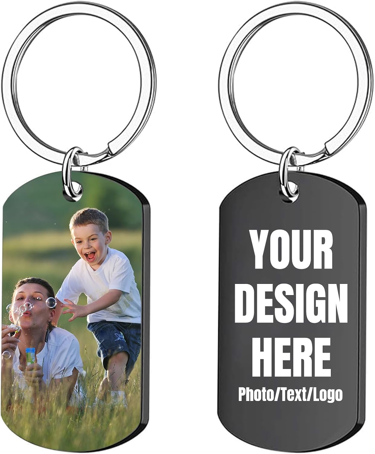 Custom Keychain, Personalized Keychain with Photo, Perfect Creative Gifts Suitable for Friend and Family