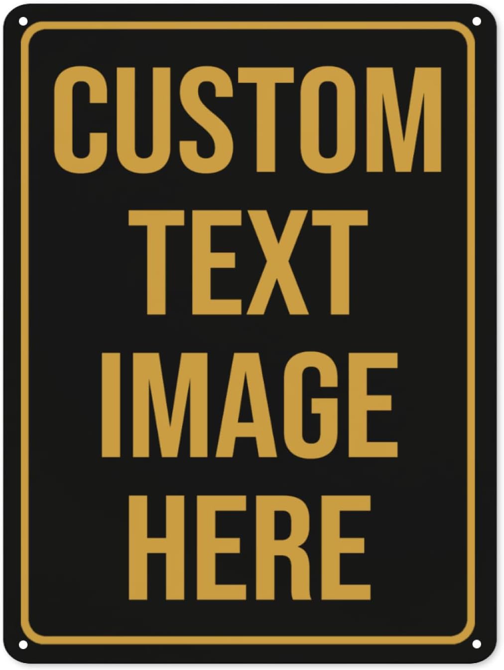 Custom Metal Signs - Personalized Signs for Home, Office & Bar - 16"x12"