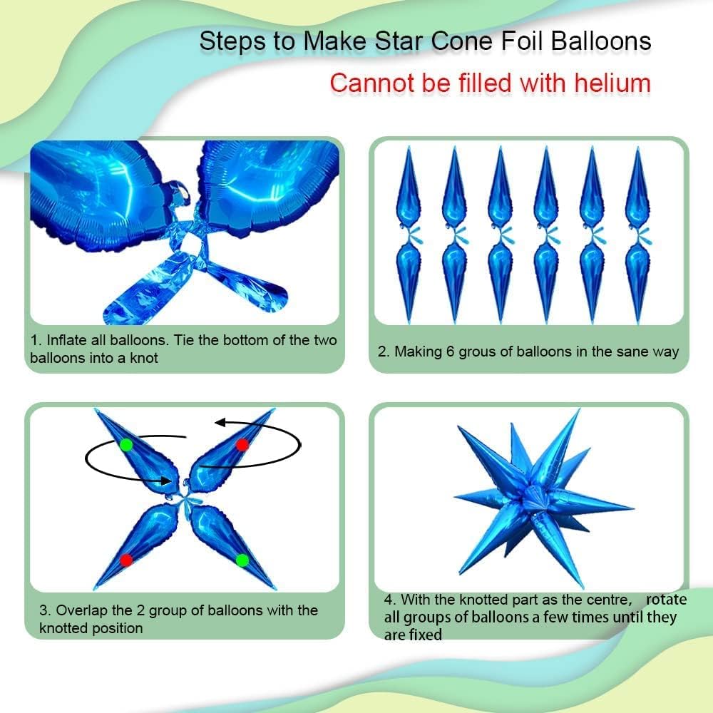 3pcs 26inch flower explosion star balloons,chinese rose explosion star balloons for flower theme birthday baby shower wedding party decorations.